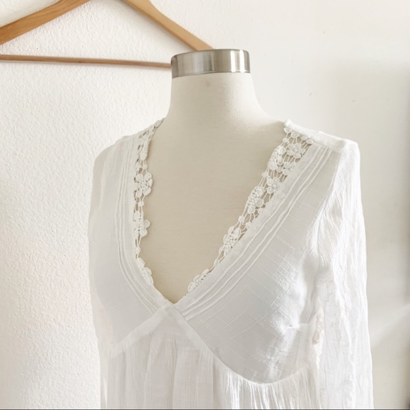 COPY - White boho dress open back - Picture 2 of 7